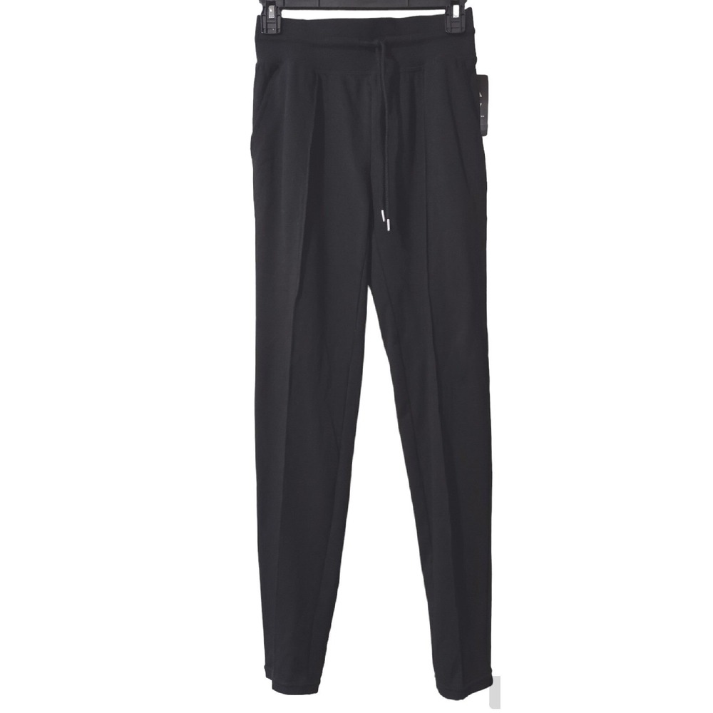 Champion Joggers Womens XS Black New Authentic Fleece Pintuck Athleisure Pants